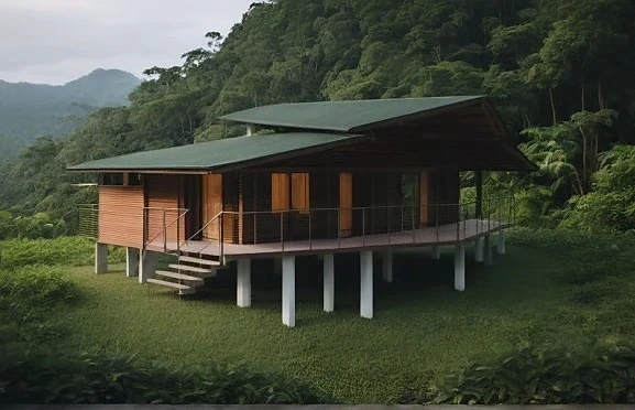 Vivienda dúplex en Costa Rica · Visualización arquitectónica.